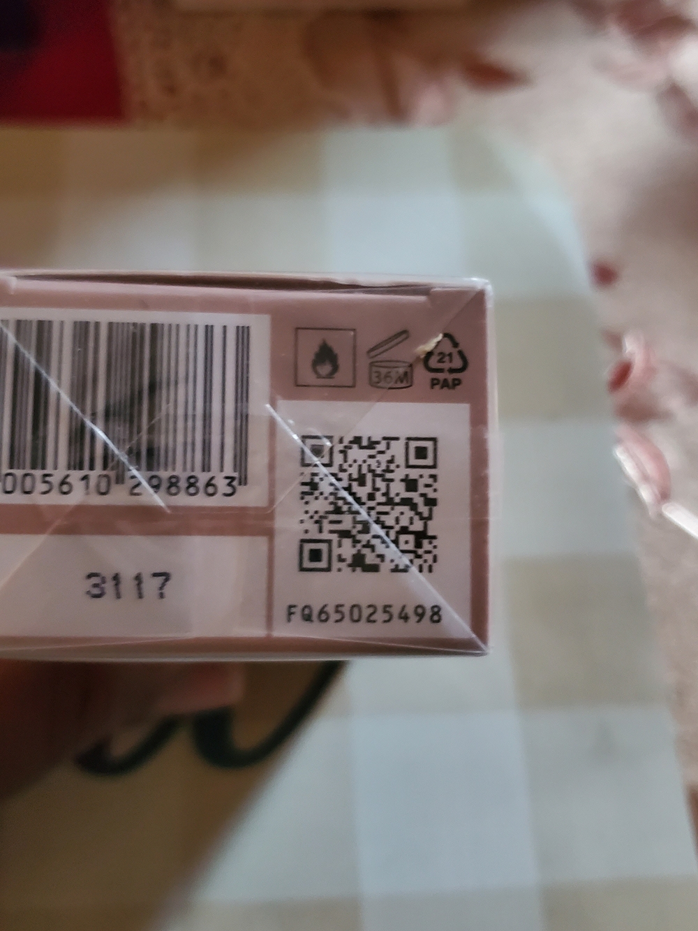 Hugo Boss Pink and Silver Cosmetic Box